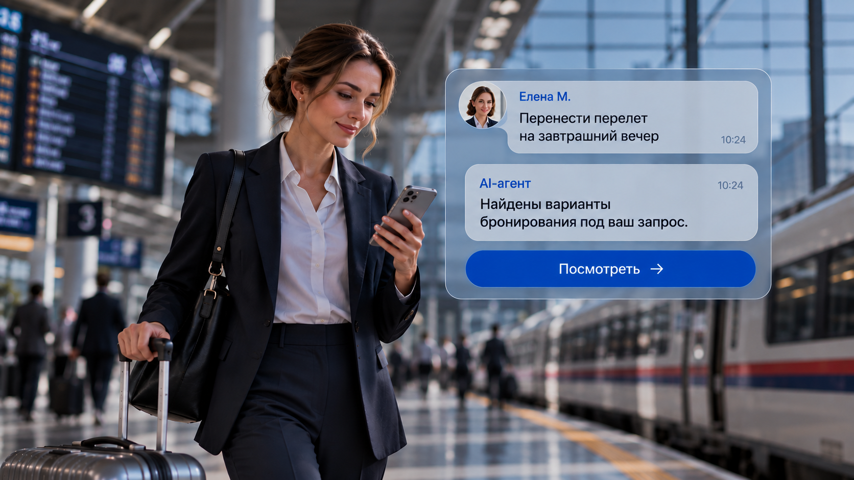Деловая поездка_ аэропорт и AI-ассистент